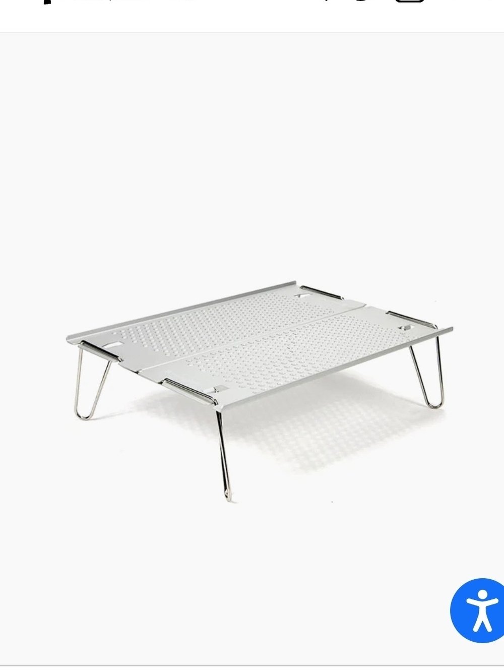 Snow Peak Ozen Solo Table — New in Box (Ultralite Camping Table)